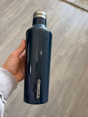 Corkcicle Navy Blue Stainless Steel Bottle 16oz